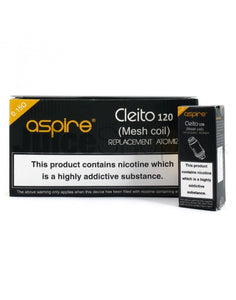 Aspire Cleito 120 Coils 0.15 Mesh - 5 Pack - Wick Addiction