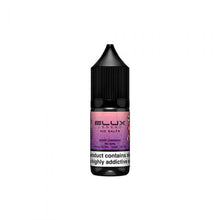 Elux Juice Nic Salts 10mg - Flavour Options