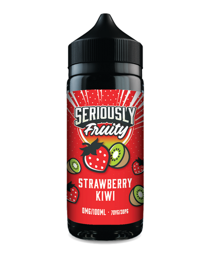 Seriously Fruity Strawberry Kiwi E-liquid 100ml Shortfill - Wick Addiction